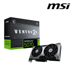 MSI RTX 5070 12G VENTUS 2X OC Graphic Card (NVIDIA GeForce RTX 5070, GDDR7, PCI Express 5, 192-bit)