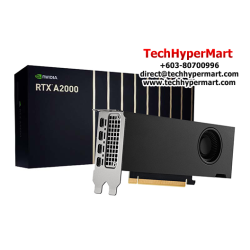 NVIDIA Quadro RTX A2000 Graphics Card (12GB GDDR6, PCI Express 4.0 x 16, Up to 288 GB/s, 192-Bit)