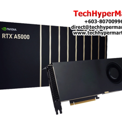 NVIDIA Quadro RTX A5000 Graphics Card (24GB GDDR6, PCI Express 4.0 x 16, Up to 288 GB/s, 384-Bit)