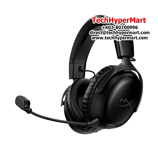 HyperX Cloud III Wireless Headset (77Z45AA Black, 77Z46AA Red, Dynamic 53mm, 10Hz–21Hz, Uni-directional, 16-Bit)