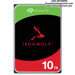 Seagate IronWolf 10TB NAS Hard Drive (ST10000VN000, SATA 6Gb/s, 5400RPM, 256MB Cache)