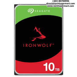 Seagate IronWolf 10TB NAS Hard Drive (ST10000VN000, SATA 6Gb/s, 7200RPM, 256MB Cache)