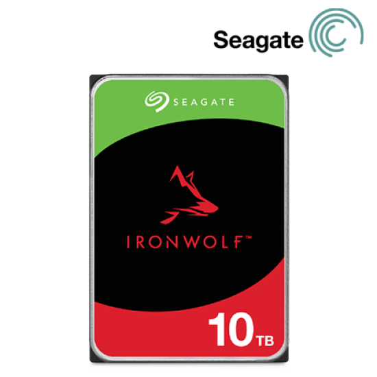 Seagate IronWolf 10TB NAS Hard Drive (ST10000VN000, SATA 6Gb/s, 7200RPM, 256MB Cache)