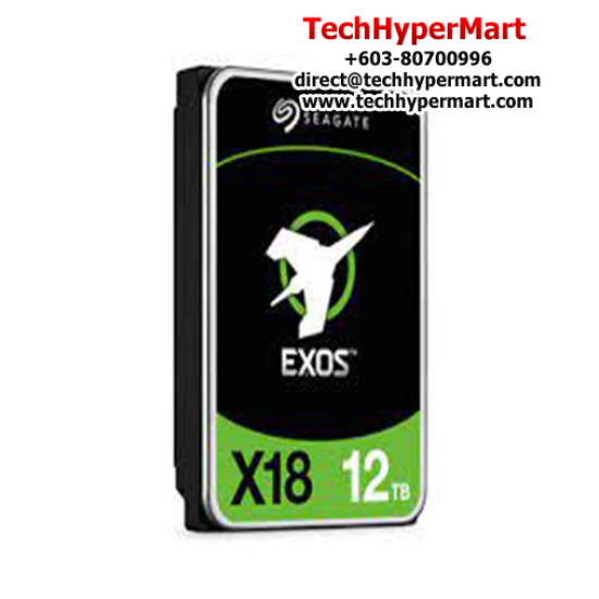 Seagate Exos X18 12TB Hub Drive (ST12000NM000J), 12TB of Capacity, SATA, 7200RPM, 256MB Cache)