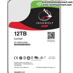 Seagate Ironwolf 12TB Hub Drive (ST12000VN0008, 12TB of Capacity, SATA 6Gb/s, 7200RPM, 256MB Cache)