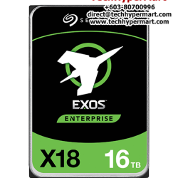 Seagate Exos X18 12TB Hub Drive (ST16000NM000J), 16TB of Capacity, SATA, 7200RPM, 256MB Cache)