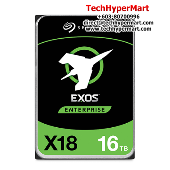 Seagate Exos X18 12TB Hub Drive (ST16000NM000J), 16TB of Capacity, SATA, 7200RPM, 256MB Cache)