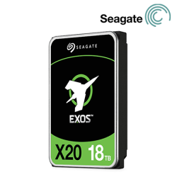 Seagate Exos X20 18TB Hub Drive (ST18000NM003D), 18TB of Capacity, SATA, 7200RPM, 256MB Cache)
