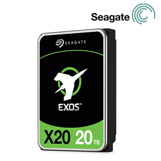 Seagate Exos X20 20TB Hub Drive (ST20000NM007D), 20TB of Capacity, SATA, 7200RPM, 256MB Cache)