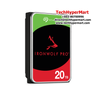 Seagate Ironwolf Pro 20TB Hub Drive (ST20000NT001, 20TB of Capacity, SATA 6Gb/s, 7200RPM, 256MB Cache)