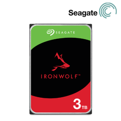 Seagate IronWolf 3TB NAS Hard Drive (ST3000VN006, SATA 6Gb/s, 5900RPM, 64MB Cache)