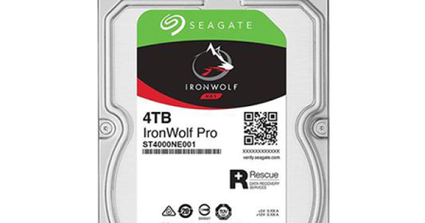 Seagate IronWolf Pro ST4000NE001 - hard drive - 4 TB - SATA 6Gb/s