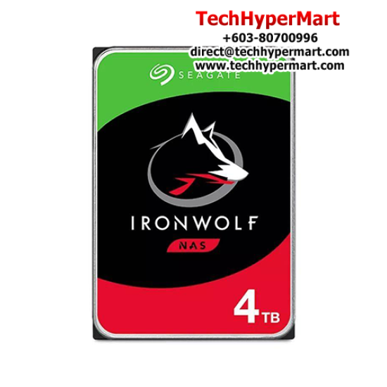 Seagate IronWolf 4TB NAS Hard Drive (ST4000VN006, SATA 6Gb/s, 5400RPM, 64MB Cache)