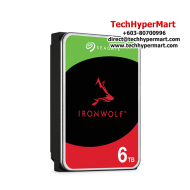 Seagate IronWolf 6TB NAS Hard Drive (ST6000VN006, SATA 6Gb/s, 5400RPM, 256MB Cache)