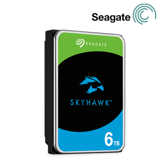 Seagate SkyHawk 6TB Surveillance Hard Drive (ST6000VX009, SATA 6Gb/s, 5400RPM, 256MB Cache, Supported up to 64 Cameras)