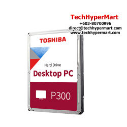Toshiba P300 3.5" 6TB Desktop Hard Drive (TDT-HDWR260AZSTA, 6TB Capacity, SATA 6 Gb/s, 7200RPM)