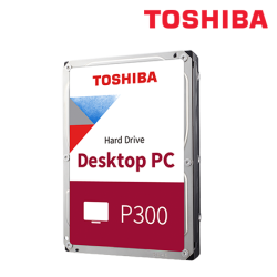 Toshiba P300 3.5" 6TB Desktop Hard Drive (TDT-HDWR260AZSTA, 6TB Capacity, SATA 6 Gb/s, 7200RPM)