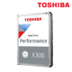 Toshiba X300 3.5" 4TB Desktop Hard Drive (TDT-HDWR440UZSVA, 4TB Capacity, SATA 6 Gb/s, 7200 RPM)