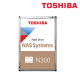 Toshiba N300 3.5" 4TB NAS Hard Drive (TNA-HDWG440UZSVA, 4TB Capacity, SATA 6 Gb/s, 128MB)