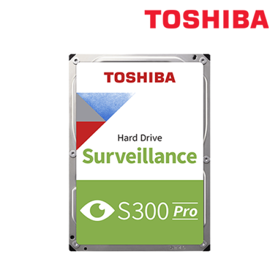 Toshiba S300 PRO 3.5" 10TB Surveillance Hard Drive (TSV-HDWT31AUZSVA, 10TB Capacity, SATA 6 Gb/s, 7200RPM)