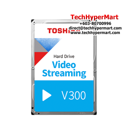 Toshiba V300 3.5" 3TB Surveillance Hard Drive (TSV-HDWU130UZSV, 3TB Capacity, SATA 6 Gb/s, 5700RPM)