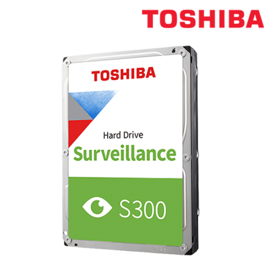 Toshiba S300 3.5" 1TB Surveillance Hard Drive (TSV-HDWV110UZSVA, 1TB Capacity, SATA 6 Gb/s, 64MB)
