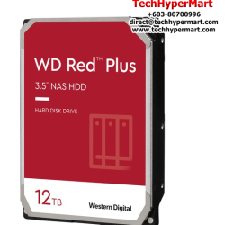 WD Red 12TB Nas Hard Drive (WD120EFBX) (12TB, SATA 6 Gb/s, 5400 RPM)