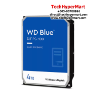 WD Blue 3.5" 4TB Desktop Hard Drive (WD40EZAX, 4TB Capacity, SATA 6Gb/s, 5400RPM, 256MB Cache)