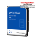 WD Blue 3.5" 2TB Desktop Hard Drive (WD20EARZ, 2TB Capacity, SATA 6Gb/s, 5400RPM, 64MB Cache)