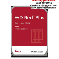 WD Red Plus 4TB Nas Hard Drive (WD40EFPX, 4TB, SATA 6 Gb/s, 5640 RPM, 256MB Cache)