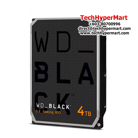 WD Black 3.5" 4TB Hard Drive (WD4003FZBX), 4TB Capacity, SATA 6 Gb/s, 7200 RPM, 256MB Cache)