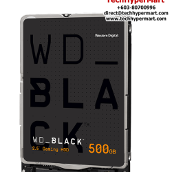 WD Black 2.5" 500GB Hard Drive (WD5000LPSX), 500GB Capacity, SATA 6 Gb/s, 7200 RPM)
