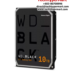 WD Black 3.5" 10TB Hard Drive (WD101FZBX), 10TB Capacity, SATA 6 Gb/s, 7200 RPM, 256MB Cache)