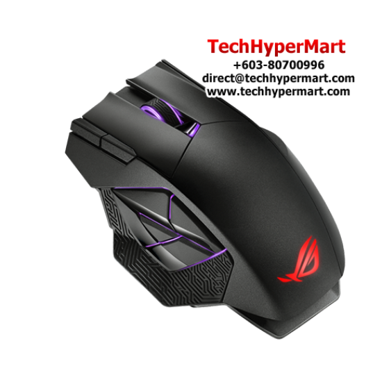 Asus ROG SPATHA X WIRELESS P707 Gaming Mouse (12-button, 19000 dpi, Wireless, optical Sensor)