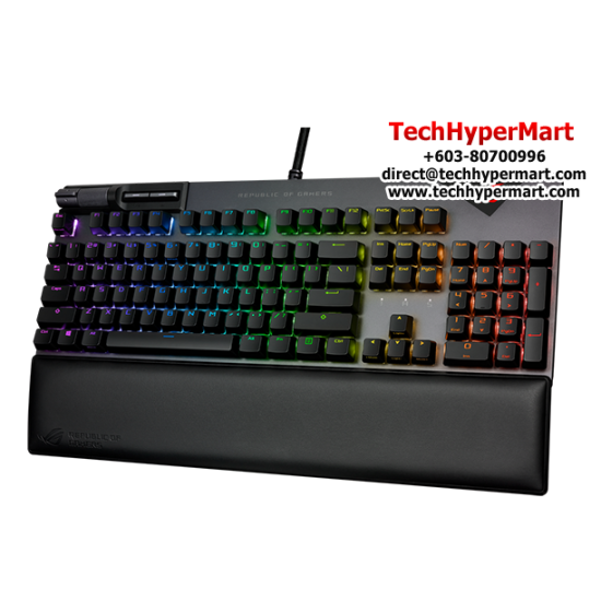 Asus Rog Strix Flare II Gaming Keyboard (Wired, Multi-colors, USB 2.0, All key programmable)