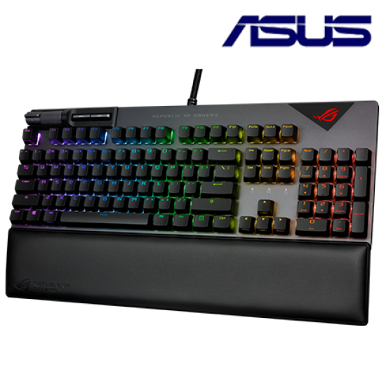 Asus Rog Strix Flare II Gaming Keyboard (Wired, Multi-colors, USB 2.0, All key programmable)