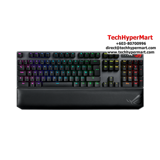 Asus ROG STRIX SCOPE NX WL Gaming Keyboard (Wireless, Multi-colors, USB 2.0, All key programmable)