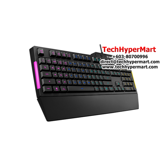 Asus TUF Gaming K1 Gaming Keyboard (Wired, Multi-colors, Swap key, 19 keys-rollover)