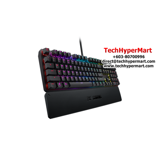 Asus TUF Gaming K3 Gaming Keyboard (Wired, Multi-colors, Swap key, 19 keys-rollover)
