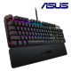 Asus TUF Gaming K3 Gaming Keyboard (Wired, Multi-colors, Swap key, 19 keys-rollover)