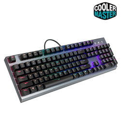 Cooler Master CK350 Gaming Keyboard (On-the-fly Controls, Rgb Backlighting, Brushed Aluminum, Plastic)