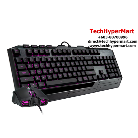 Cooler Master CM Devastator 3 Plus Gaming Keyboard Mouse (Mem-chanical Switches, Ergonomic Styling, 7 Colors For Customized)