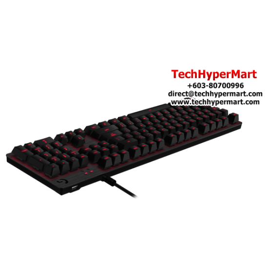 Logitech G413 Backlit Mechanical Gaming Keyboard (Precision Key Lighting, Romer-G Tactile)