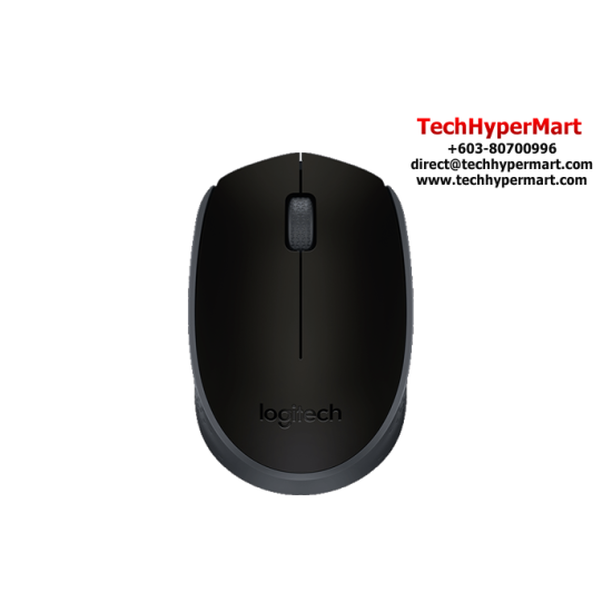 Logitech M170 Wireless Mouse (3 buttons, 12-month battery life, Plug-and-play connection)