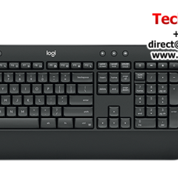 Logitech MK545 Keyboard Mouse (plug and play wireless combo, familiar typing experience, contoured comfort mouse, productivity at your fingertips)