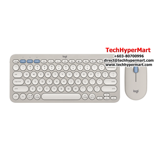 Logitech Pebble 2 Wireless Bluetooth Keyboard And Mouse Combo (Slim, lightweight, minimalist, 1000 dpi, 3 programmable buttons) Logitech Pebble 2 Wireless Bluetooth Keyboard And Mouse Combo (Slim, lightweight, minimalist, 1000 dpi, 3 programmable buttons)