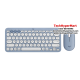 Logitech Pebble 2 Wireless Bluetooth Keyboard And Mouse Combo (Slim, lightweight, minimalist, 1000 dpi, 3 programmable buttons) Logitech Pebble 2 Wireless Bluetooth Keyboard And Mouse Combo (Slim, lightweight, minimalist, 1000 dpi, 3 programmable buttons)