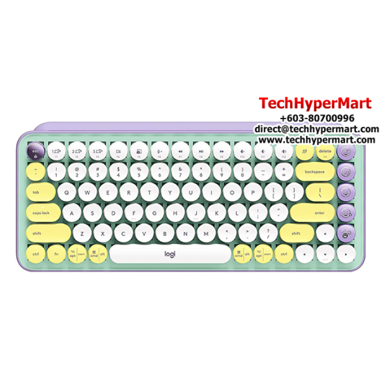 Logitech POP Keys Keyboard (Feelings At Your Fingertips, Go Mad For Mechanical, F’n Cool New Shortcuts, Compact And Comfy)