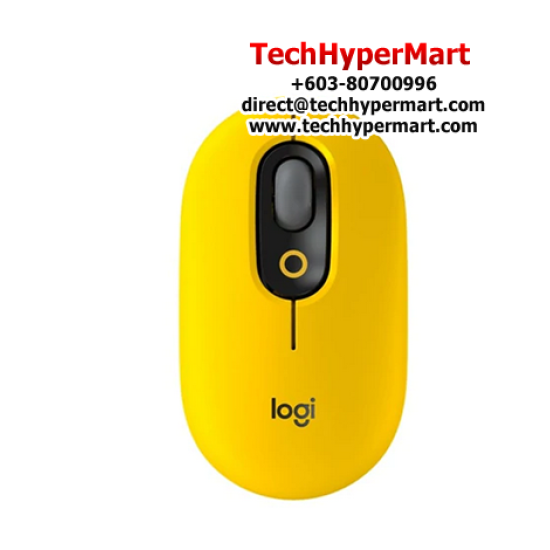 Logitech POP Mouse Wireless Mouse (1000 dpi, 4 buttons, 32-bit, Optical Sensor)