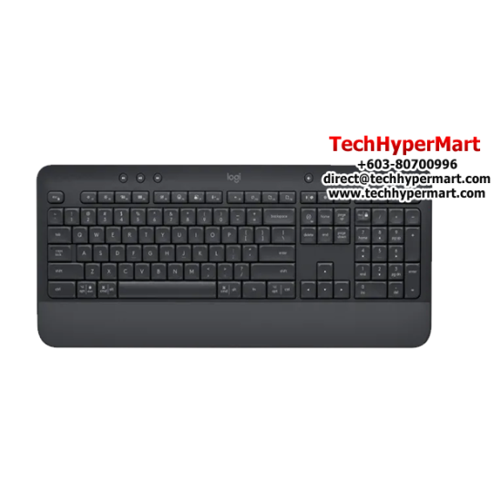 Logitech SIGNATURE K650 Keyboard (Bluetooth Wireless, Type In Comfort, Integrated Palm Rest, Time-Saving Shortcuits)